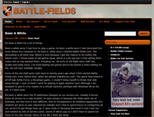 Tablet Screenshot of battle-fields.com